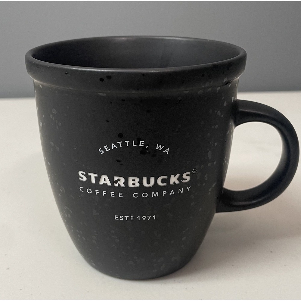 Starbucks Black Coffee Cup Seattle Washington Starbucks 2016 12 Fl Oz.